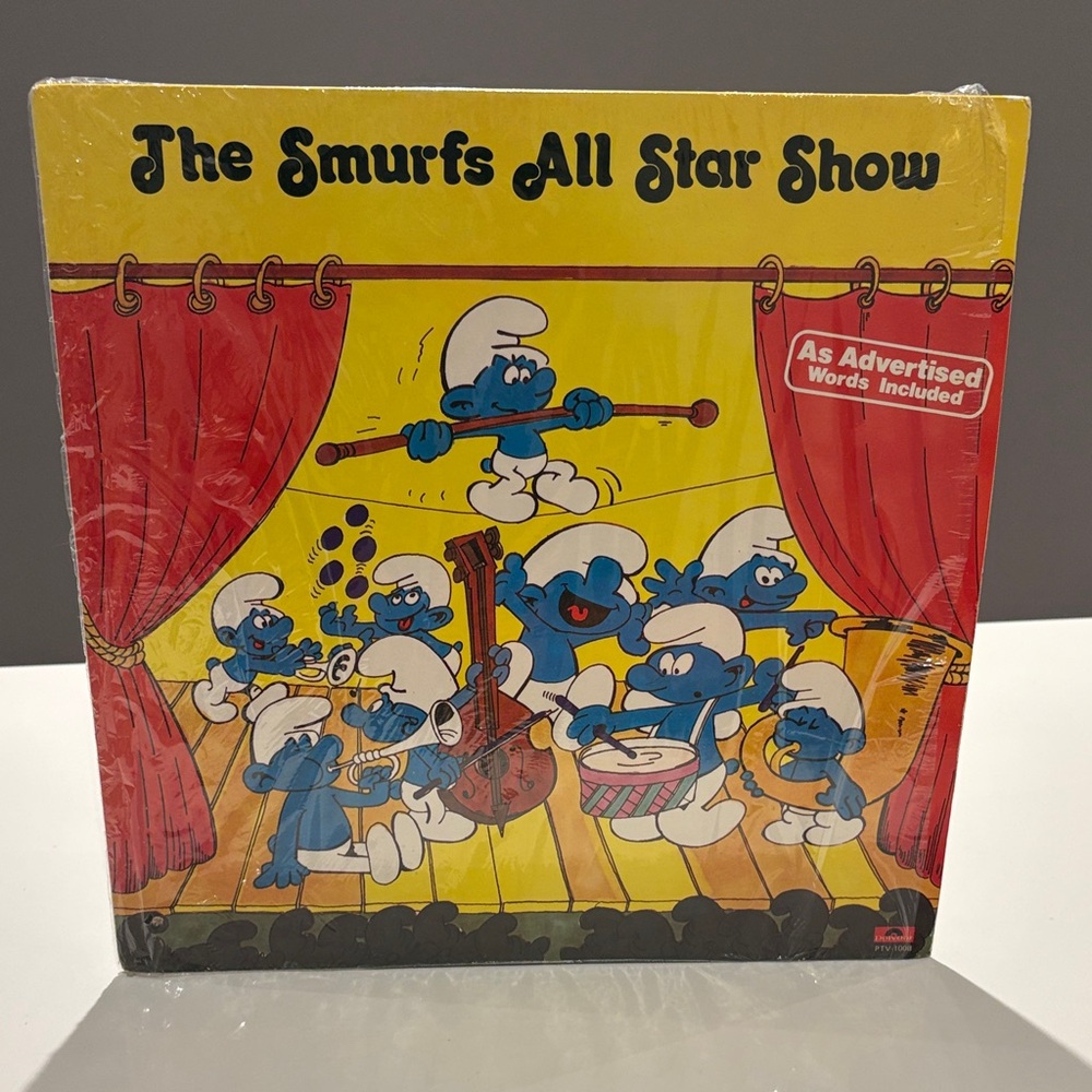 Vintage 1981 The Smurfs All Star Show Vinyl Record